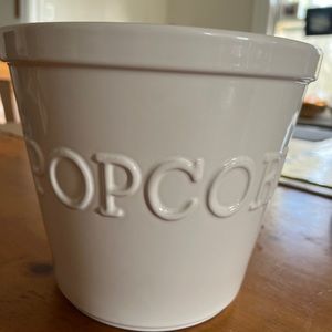 NWT CRATE & BARREL popcorn bowl in box.